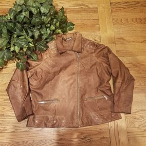 🌻 JouJou Faux Leather Jacket 🌻